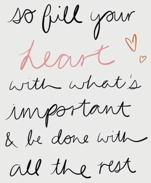 fill your heart with