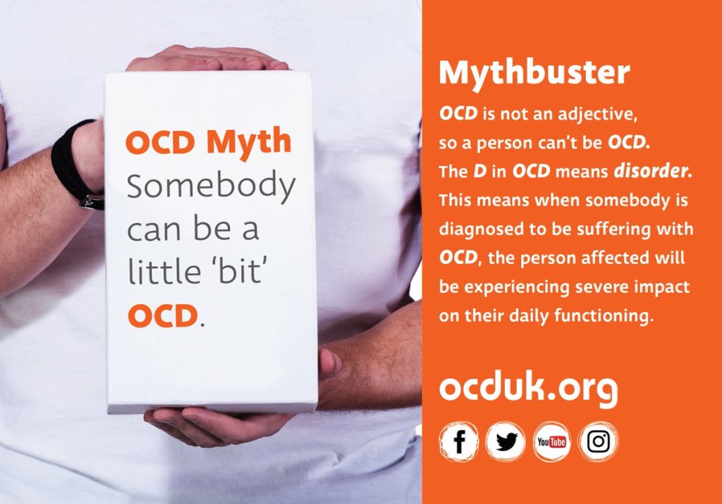 You can’t “JUST BE A BIT”&nbsp;OCD….